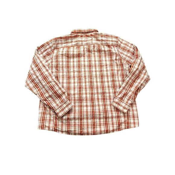 Mountain Hardwear mens 2XL button up performance hiking shirt zip pocket plaid - Picture 9 of 10